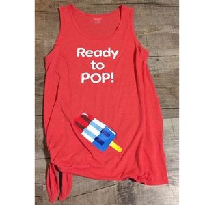 Adjustable maternity tank top